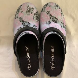 Koi by Sanita fun slip on clogs in Patent Leather